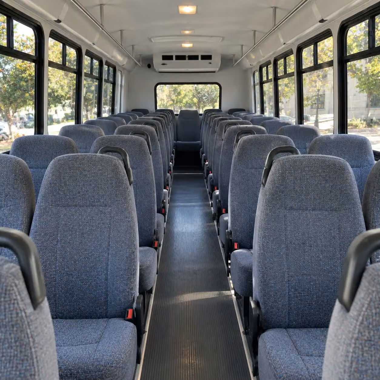 28 passenger minibus inside