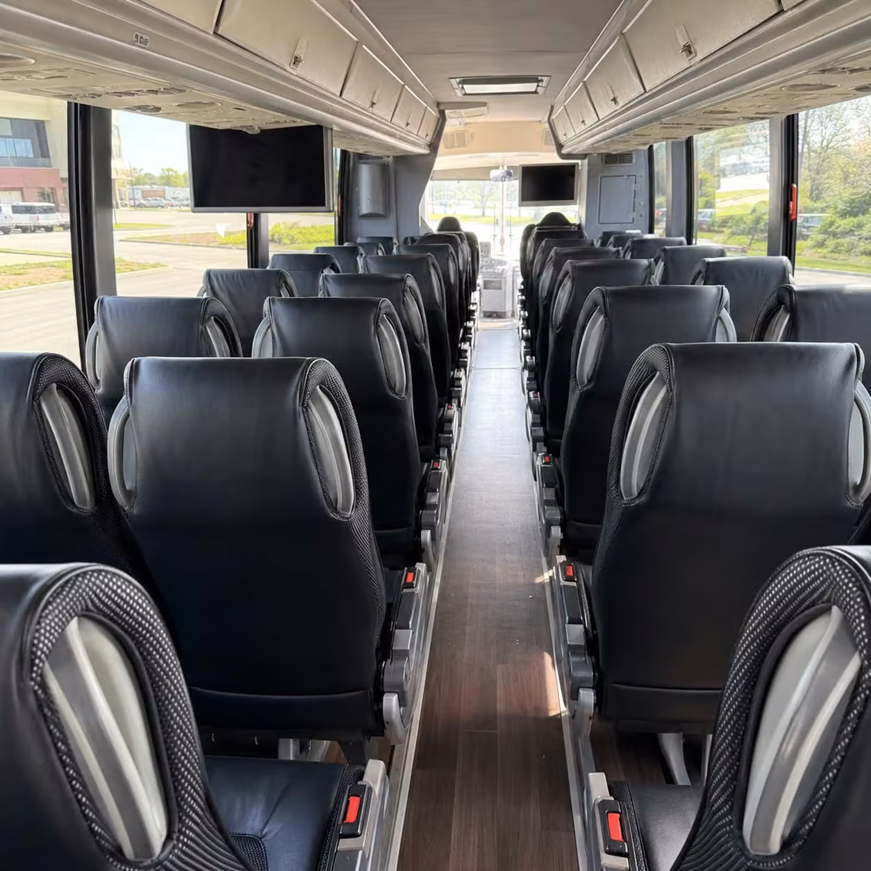 north las vegas charter bus interior