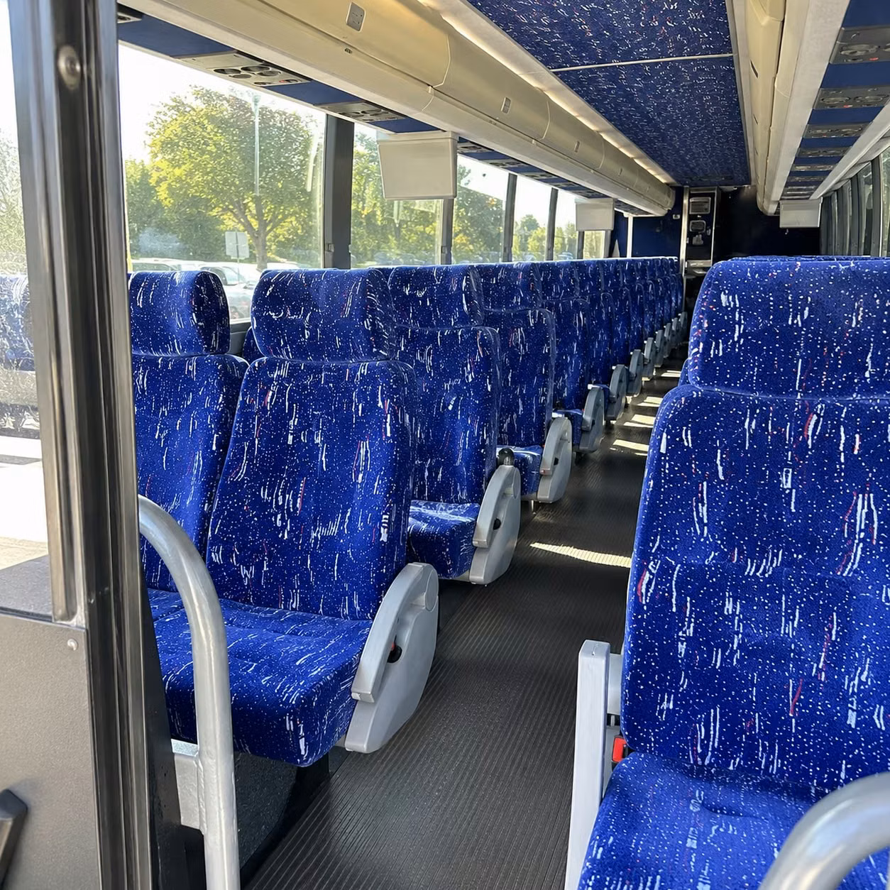 north las vegas charter bus rental interior