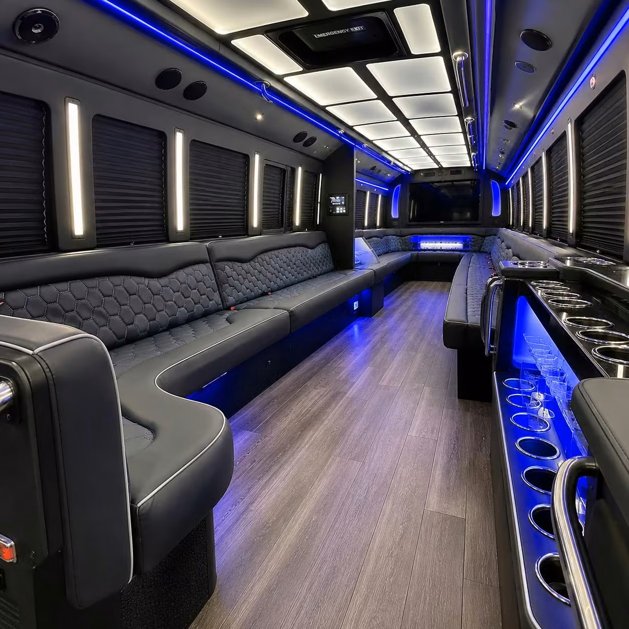 party bus rentals for sphere resorts world and strip concert venues