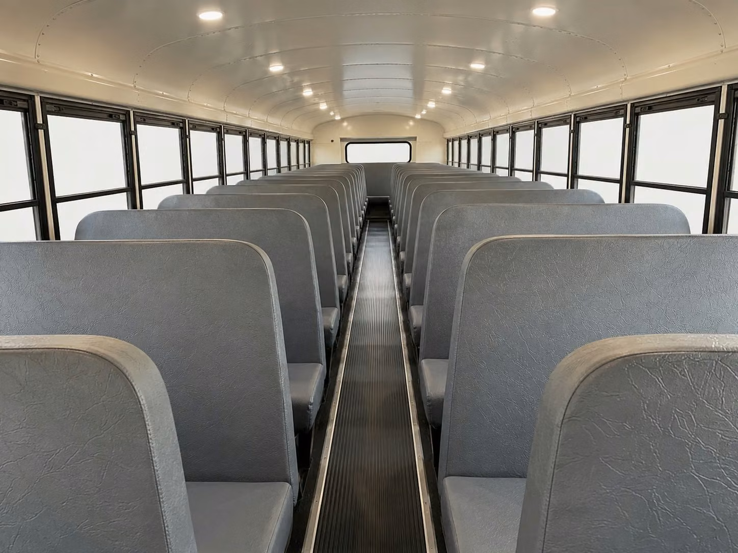 school bus interior